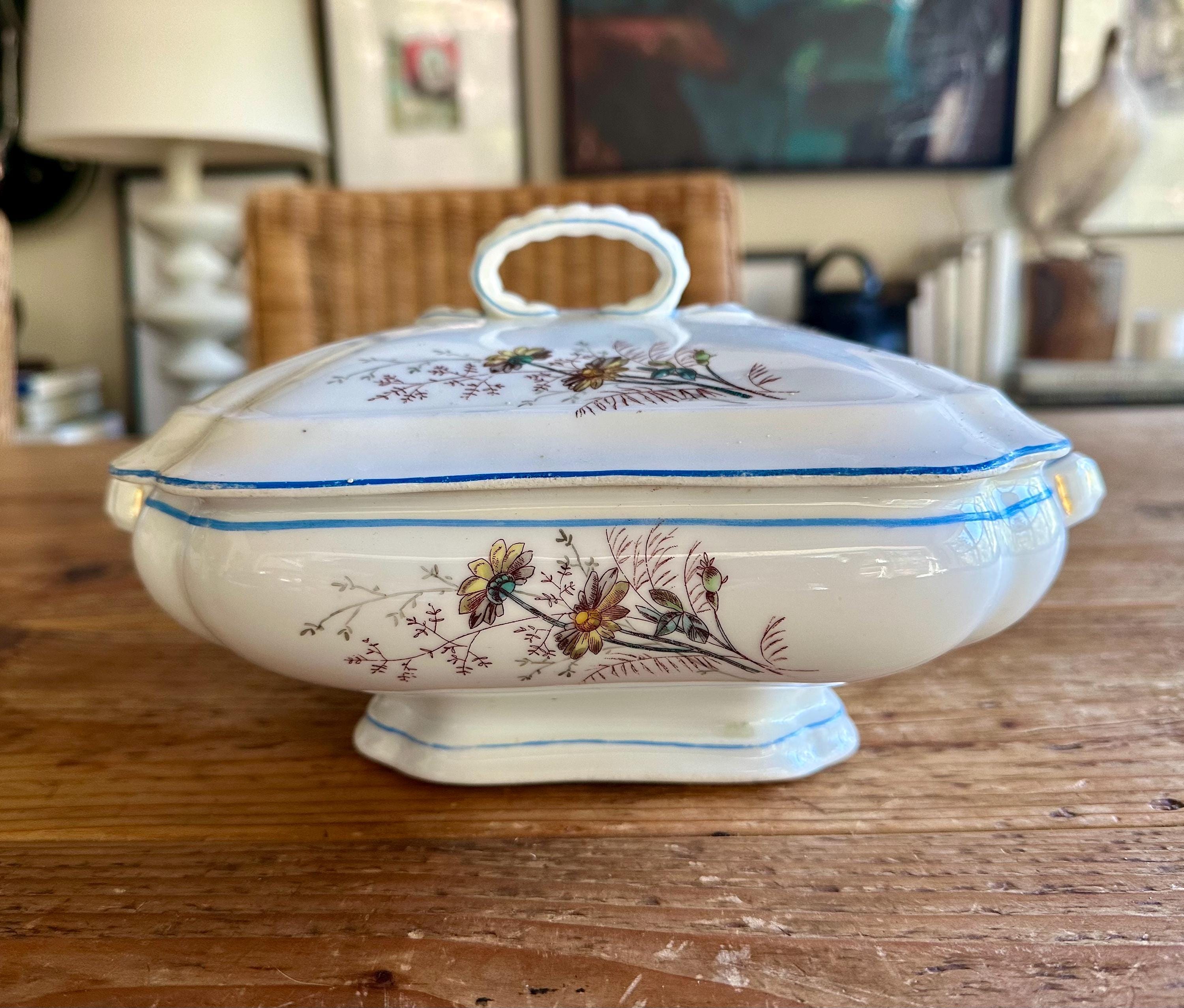 飾皿 米国 アンティークモール購入 陶磁器 プレート ラスティングメモリーズ ReimaginedVintageUSA - Etsy