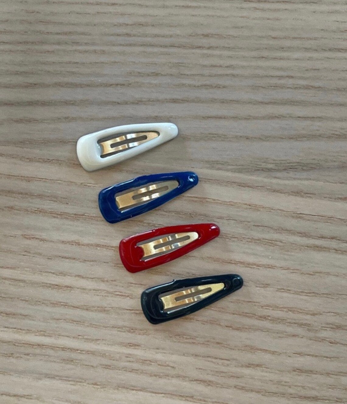 Teeny Tiny Snap Hair Clips 4pcs 7/8 inch Newborn Babies | Etsy