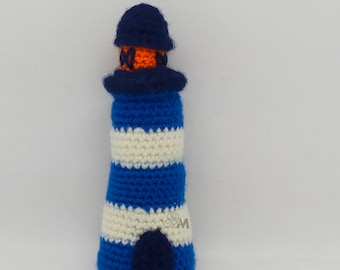 Phare marin au crochet fait main