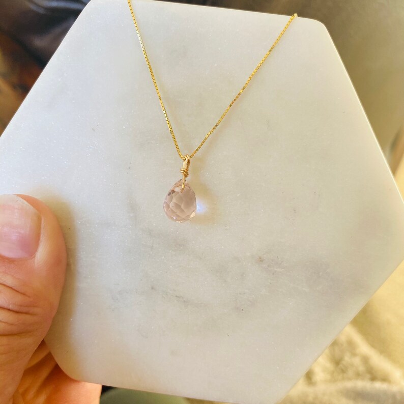 Healing Rose Quartz Necklace
