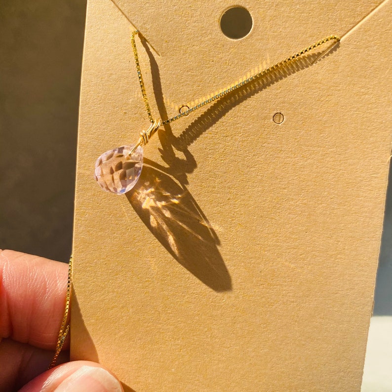 Healing Rose Quartz Necklace