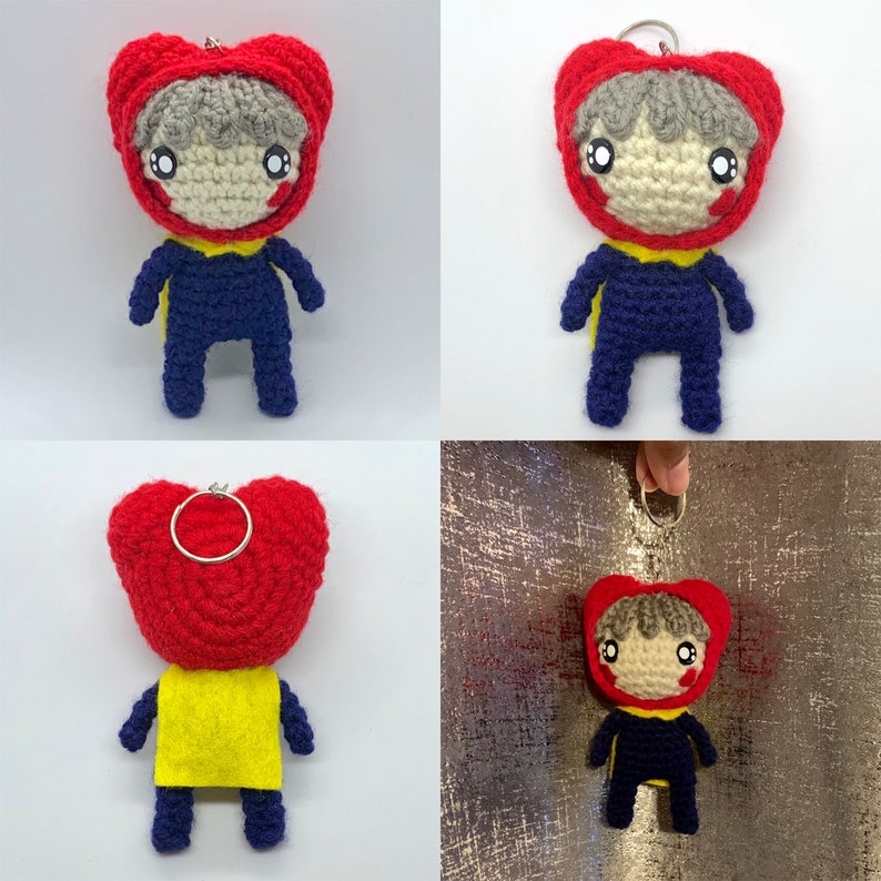KPOP Baby BT21 BTS Bangtan Crochet Amigurumi Keychain Etsy