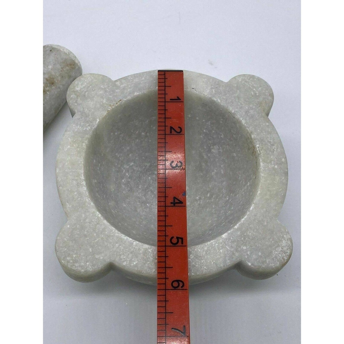 Beautiful Solid Heavy White Quartz Marble Pestle & Mortar Set Etsy