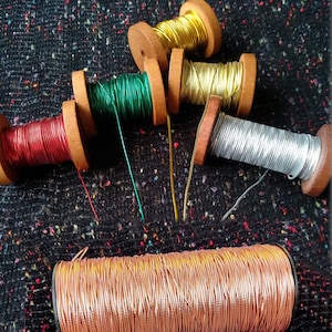 5 m Dehnbar elastische metallische Schnur- 1 mm oder 1,5 mm Breite Lurex-Schnur- Rose Gold, Silber, Gold, Rot, Grün- DIY Handwerk Backen Nähen