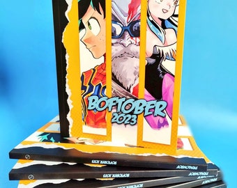 ARTBOOK | BOFTOBER 2023| Recopilatorio inktober Ilustraciones | Extras | A5