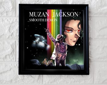 PARODY Muzan Jackson Art Print - Smooth Demon | 30x30 Cm | 300g
