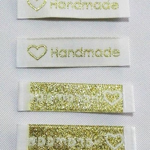 10 Handmade Label Labels Fabric | Etsy
