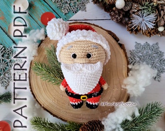 Santa Claus crochet PATTERN, crochet Santa Claus, amigurumi Santa Claus crochet pattern PDF