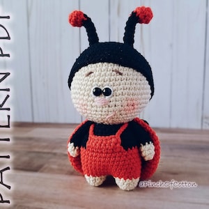 SCHEMA Coccinella all'uncinetto, coccinella all'uncinetto, schema coccinella amigurumi all'uncinetto PDF