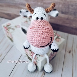 Cow crochet PATTERN, crochet cow, amigurumi cow crochet pattern PDF image 3