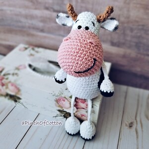 Cow crochet PATTERN, crochet cow, amigurumi cow crochet pattern PDF image 4