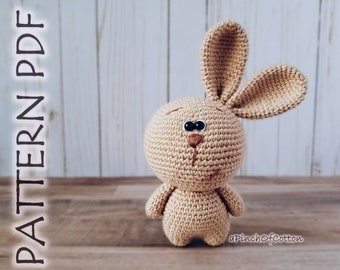 Bunny crochet PATTERN, crochet bunny, amigurumi bunny crochet pattern PDF