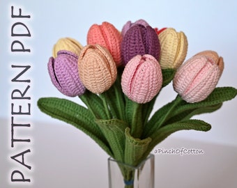 Crochet Tulip Pattern - Natagor Finlayson