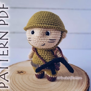 Charlie the Soldier crochet PATTERN, crochet soldier, amigurumi soldier crochet pattern PDF