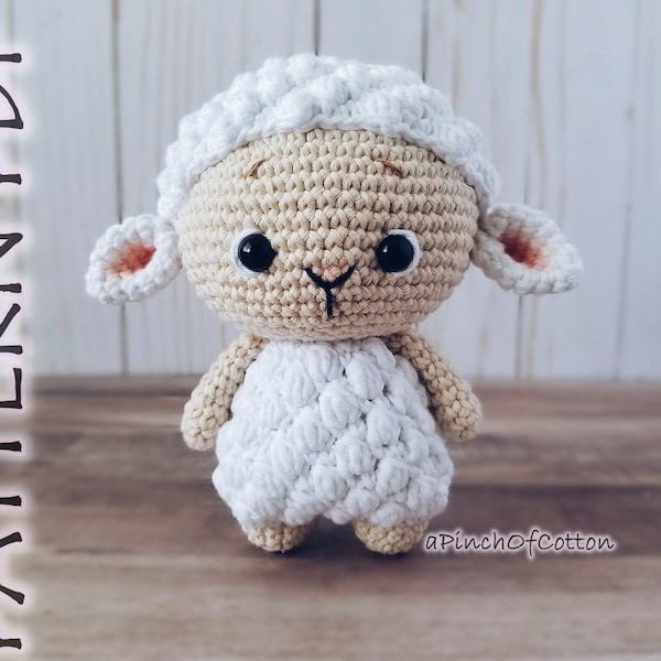 Sheep crochet PATTERN, crochet sheep, amigurumi sheep crochet pattern PDF