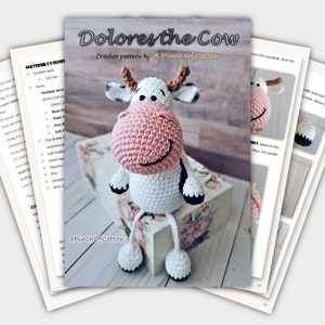 Cow crochet PATTERN, crochet cow, amigurumi cow crochet pattern PDF image 5