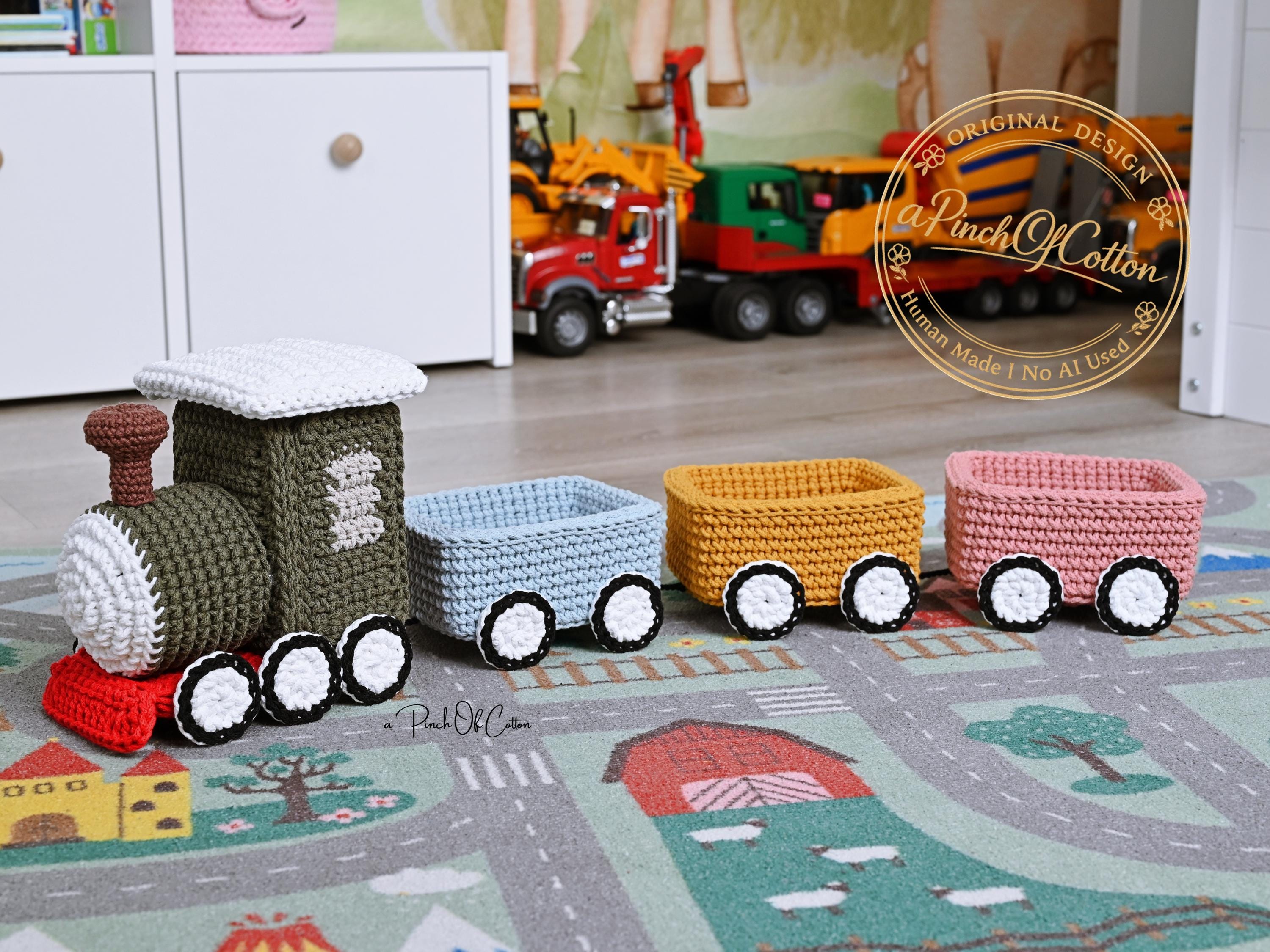 Crochet Train - Etsy