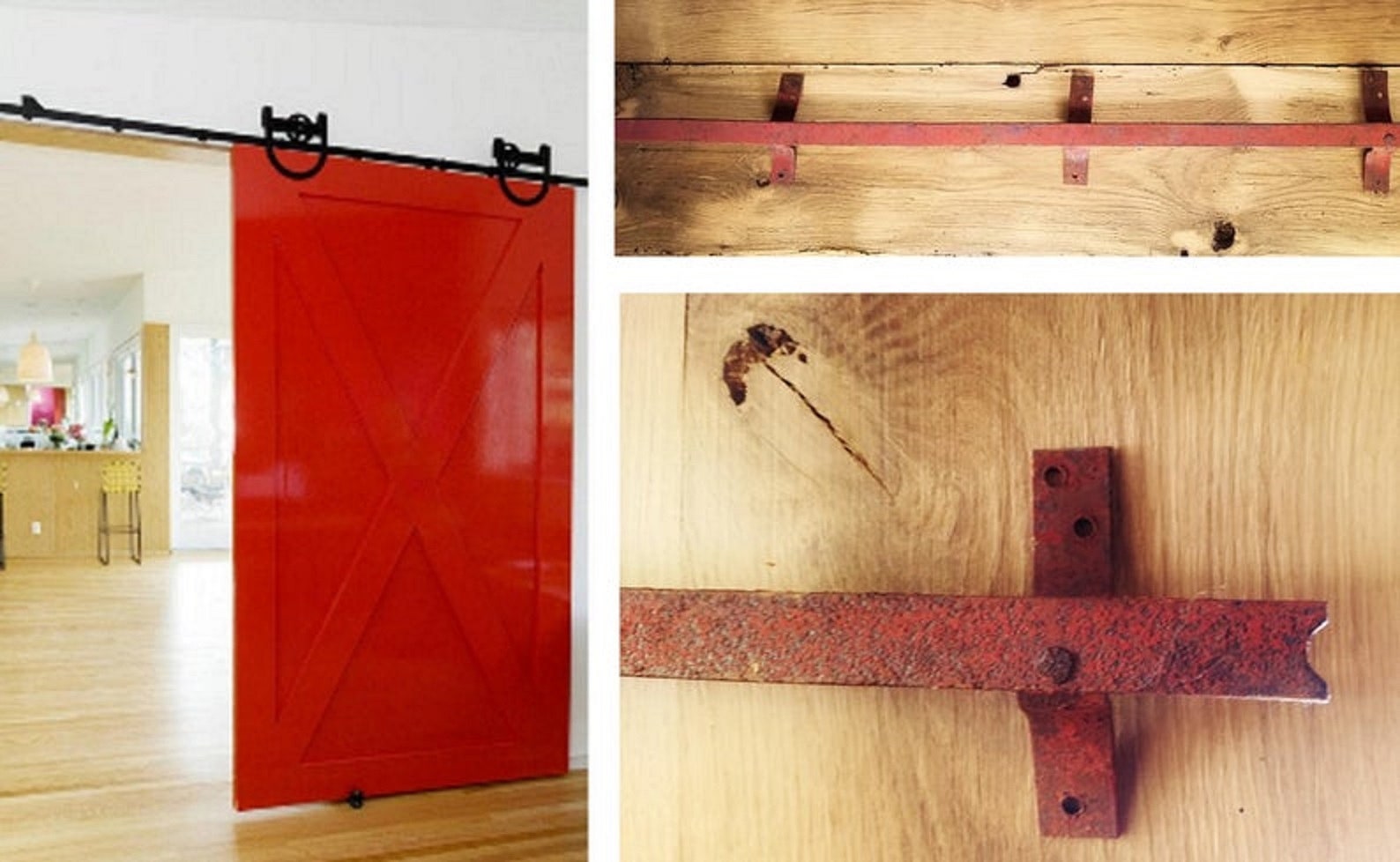 Antique Barn Door Track Sliding Track 8 Foot of Track in Etsy