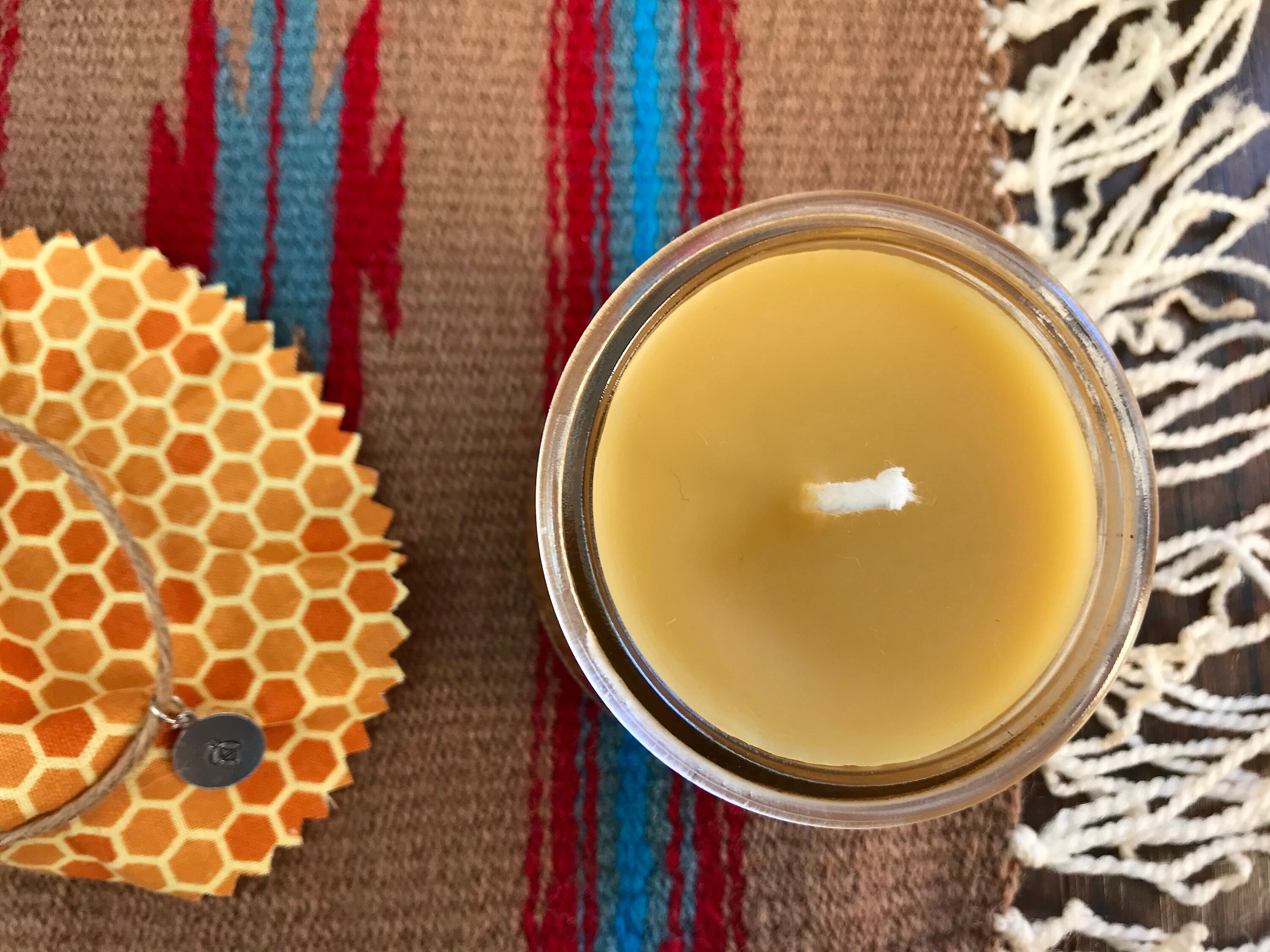 Handmade Beeswax Candle 100 Natural Beeswax Minnesota Etsy