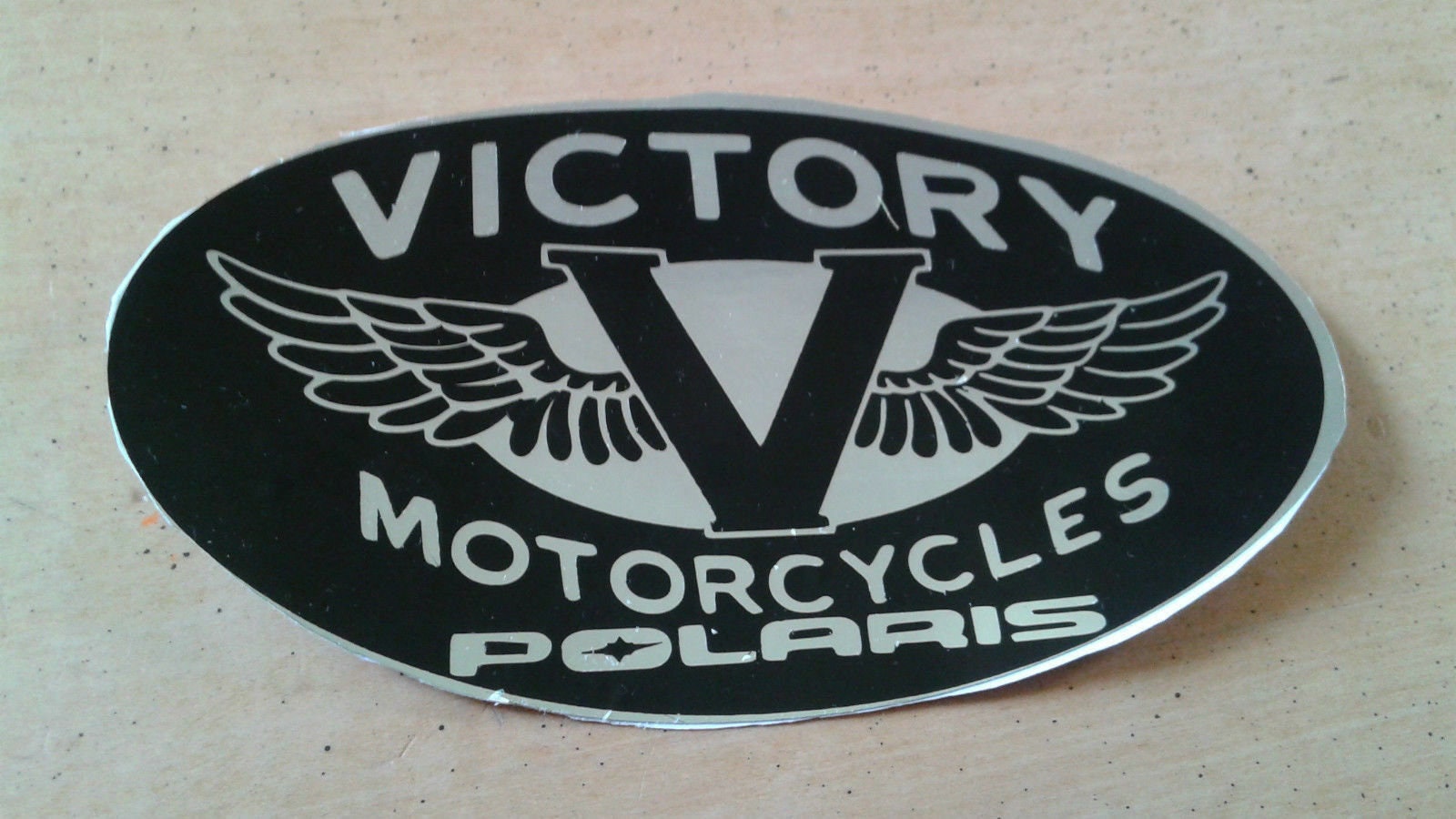 Victory Motorcycles Tank Badgeflat Vinyl Can Clear Coat Over Etsy