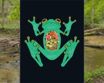 Glass Frog Art Print