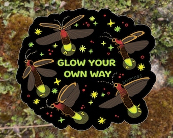 Pegatina con brillantina "Brilla a tu manera" de Firefly