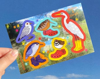 Birds & Shoes Sticker Sheet