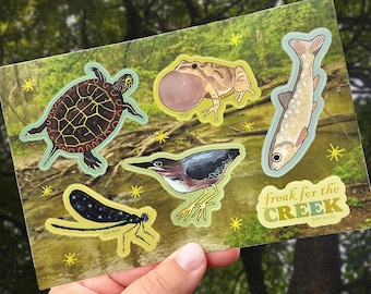 Freak for the Creek Sticker Sheet