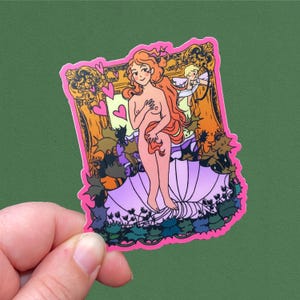 Birth of Venus (Flytrap!) Sticker & Print image 2