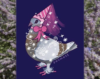 Princess Pigeon Art Print