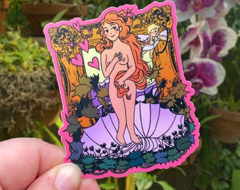 Birth of Venus (Flytrap!) Sticker & Print