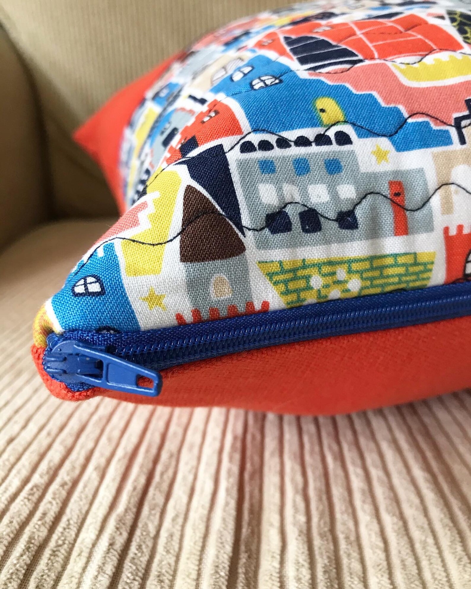 Quilted Book Cushion Etsy