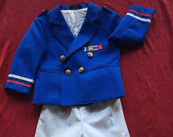 Rare Vintage! 80s/90s JORDACHE Toddlers Captain’s Suit
