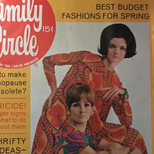 Vintage January 1967 Family Circle Magazine