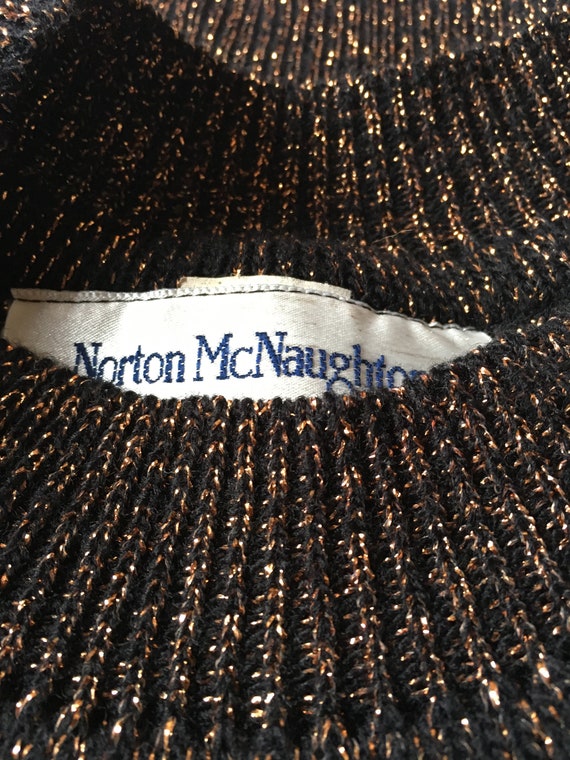 Vintage 90’s Norton McNaughton Bronze Metallic Sw… - image 7