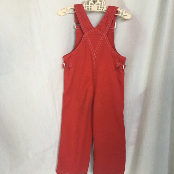 Vintage Late 70s/ 80s IZOD LACOSTE Toddlers Red O… - image 5
