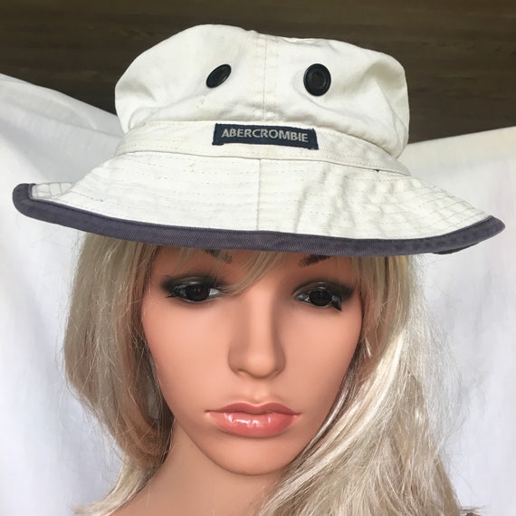 Vintage 90s/ Y2k ABERCROMBIE & FITCH Bucket Hat - image 3