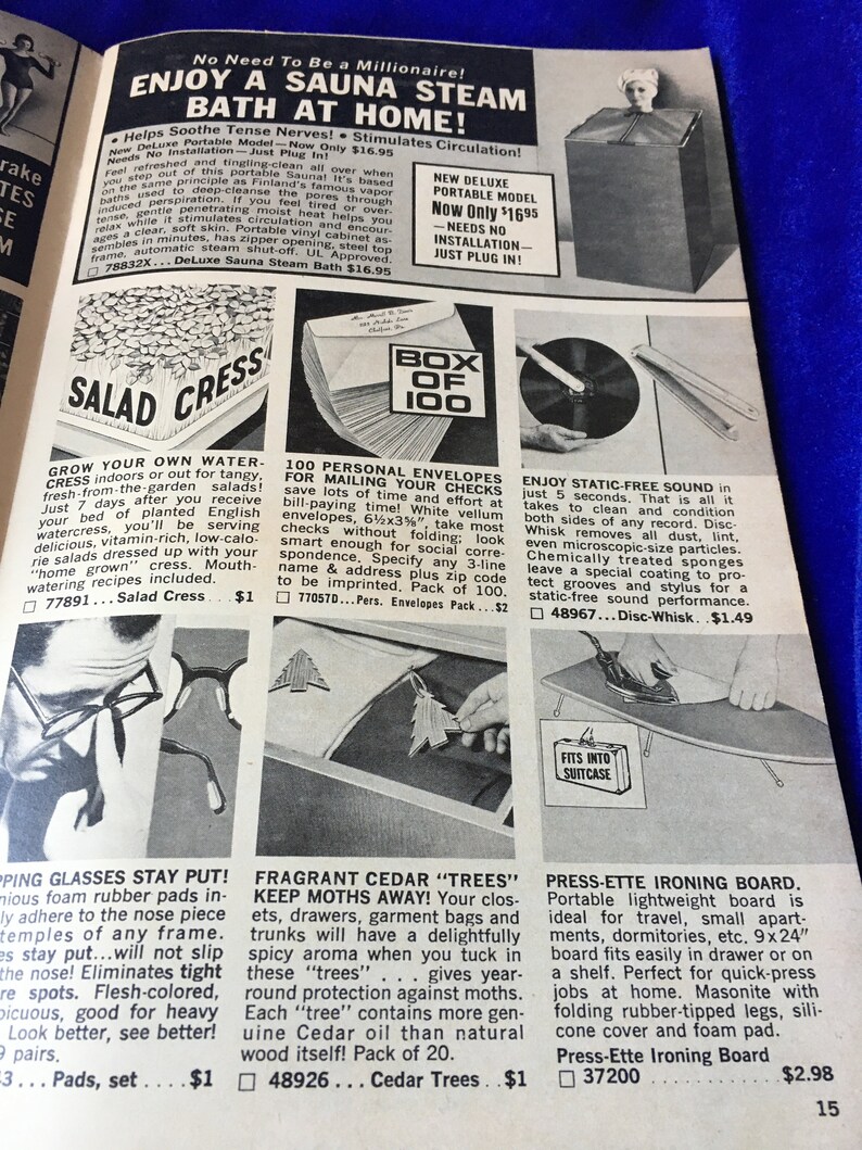 Rare Vintage 1967 Hanover House Summer Catalog Etsy