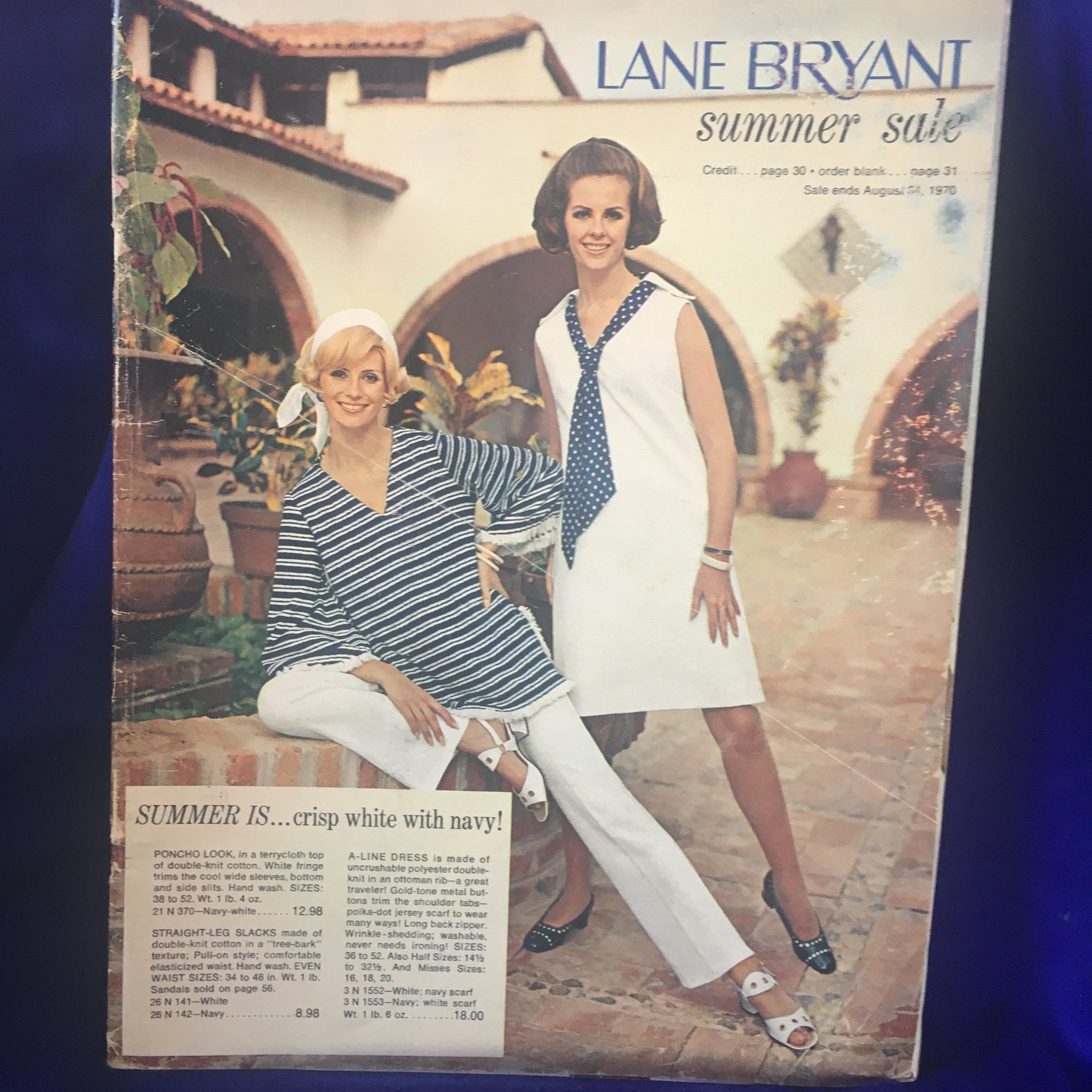 Rare Vintage 1970 Lane Bryant Summer Catalog Etsy