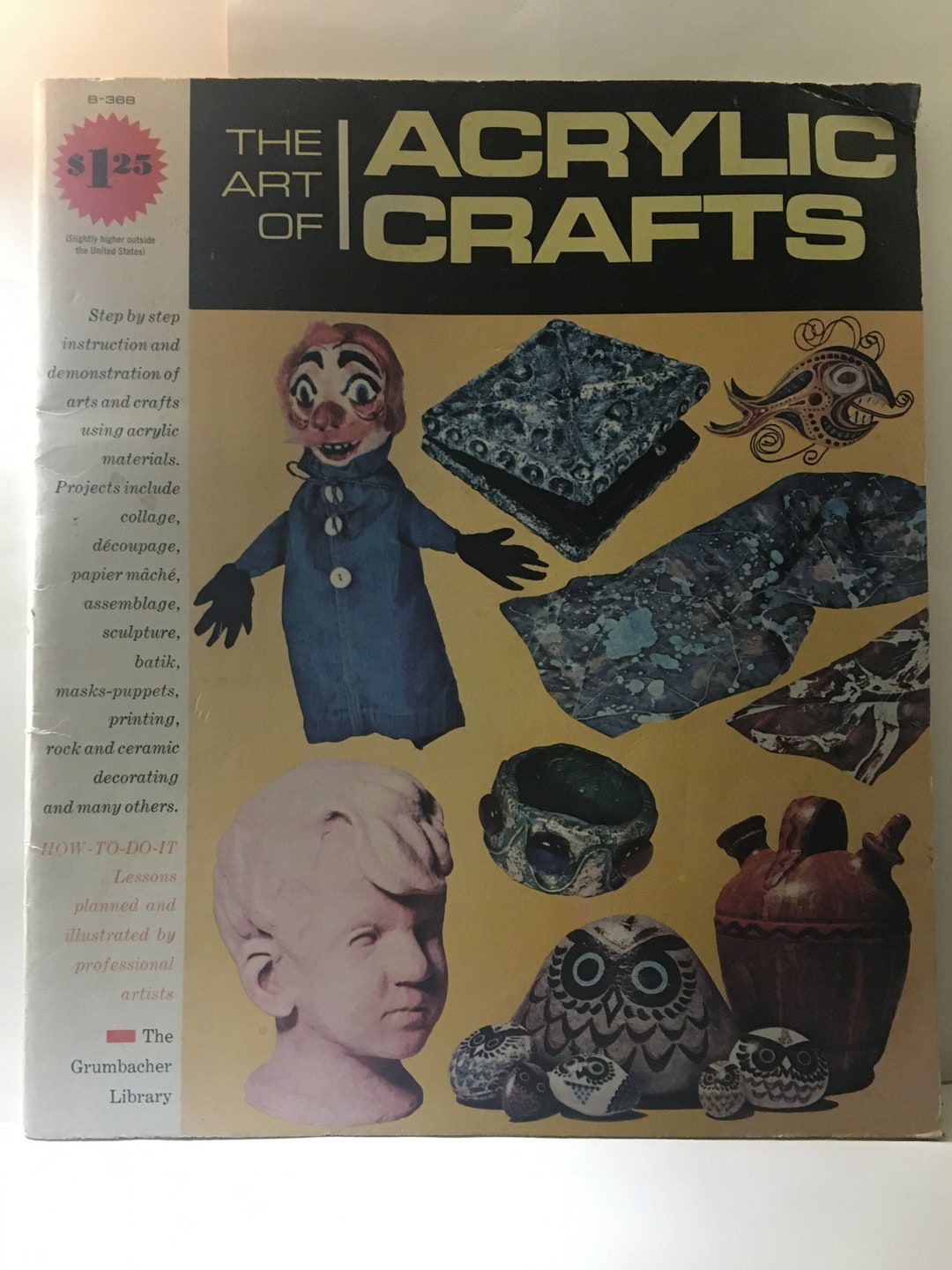 Vintage the Art of Acrylic Crafts by Grumbacher Library - Etsy