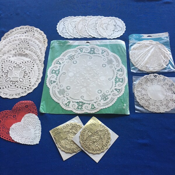 Gold Paper Doilies Etsy