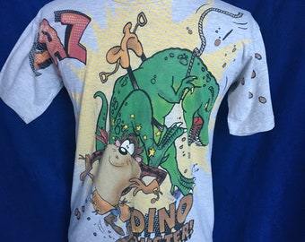 Vintage 1997 Looney Tunes “TAZ DINO BUSTER” Tee Shirt