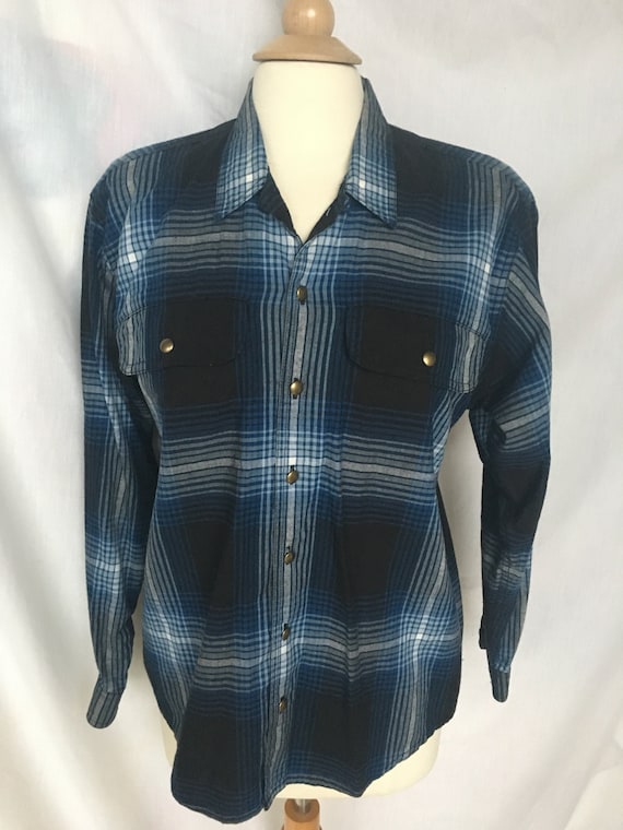 Vintage 90’s Liz Claiborne Liz Wear Plaid Shirt - image 1