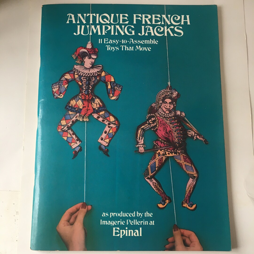 Vintage Antique French Jumping Jacks Easy to Assemble Toys That Move ...