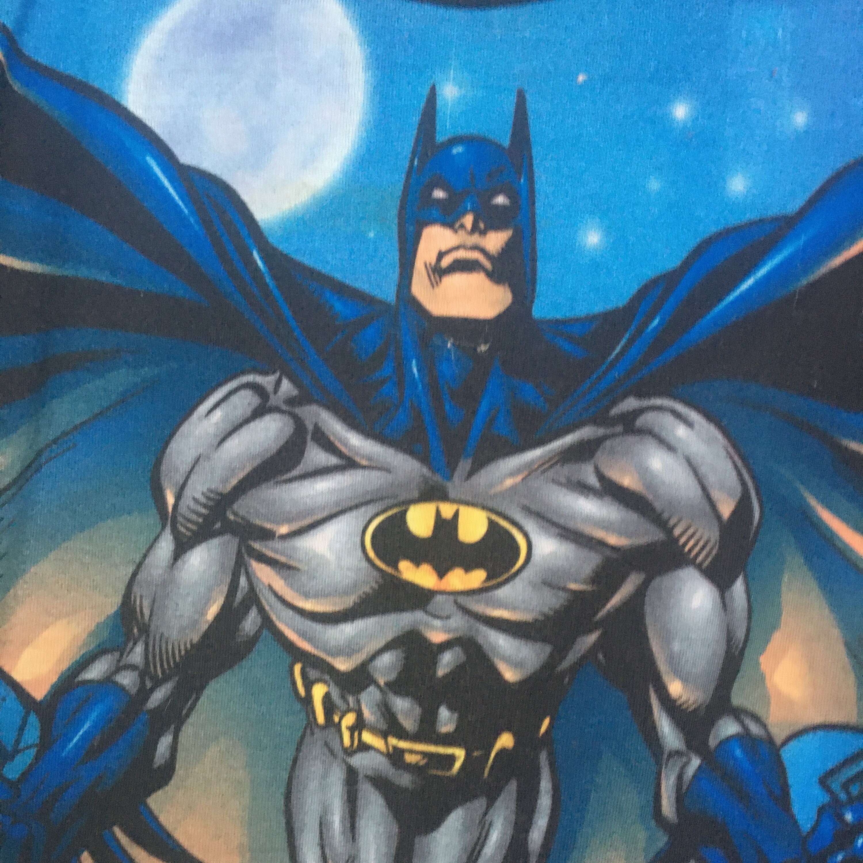 Vintage BATMAN Costume pajamas W Detachable Cape Etsy Canada