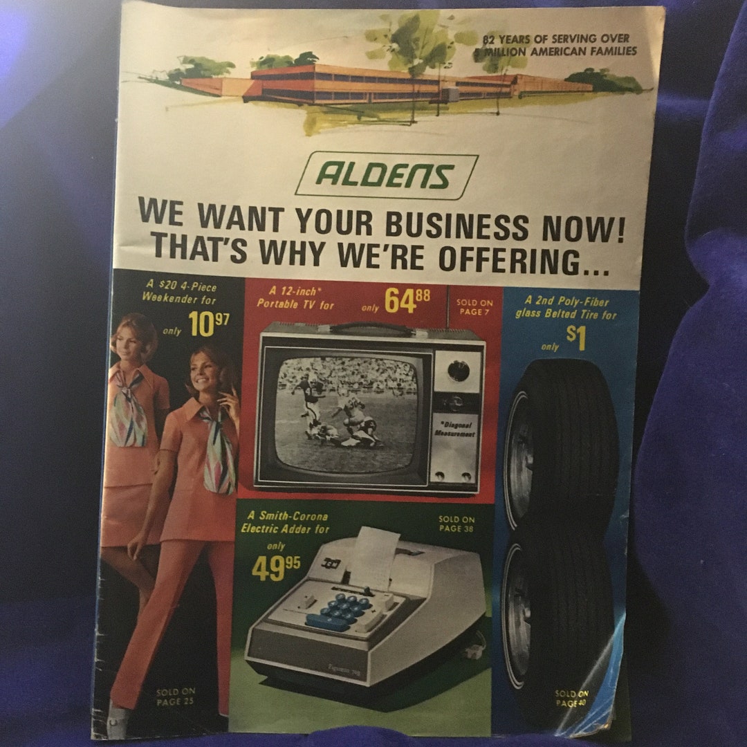 Rare Vintage! 1971 Aldens Catalog Etsy