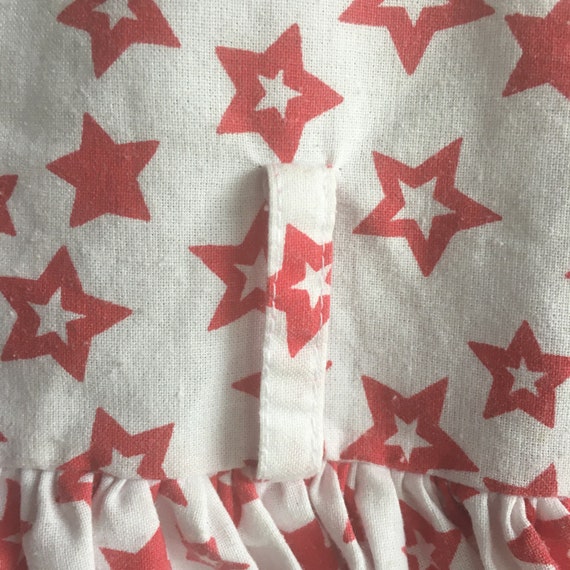 Vintage 90s Toddlers White and Red Nautical Star … - image 5