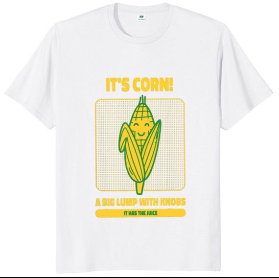 Ts Corn Corn Kid Meme Black Cartoon Unisex Tshirt Etsy