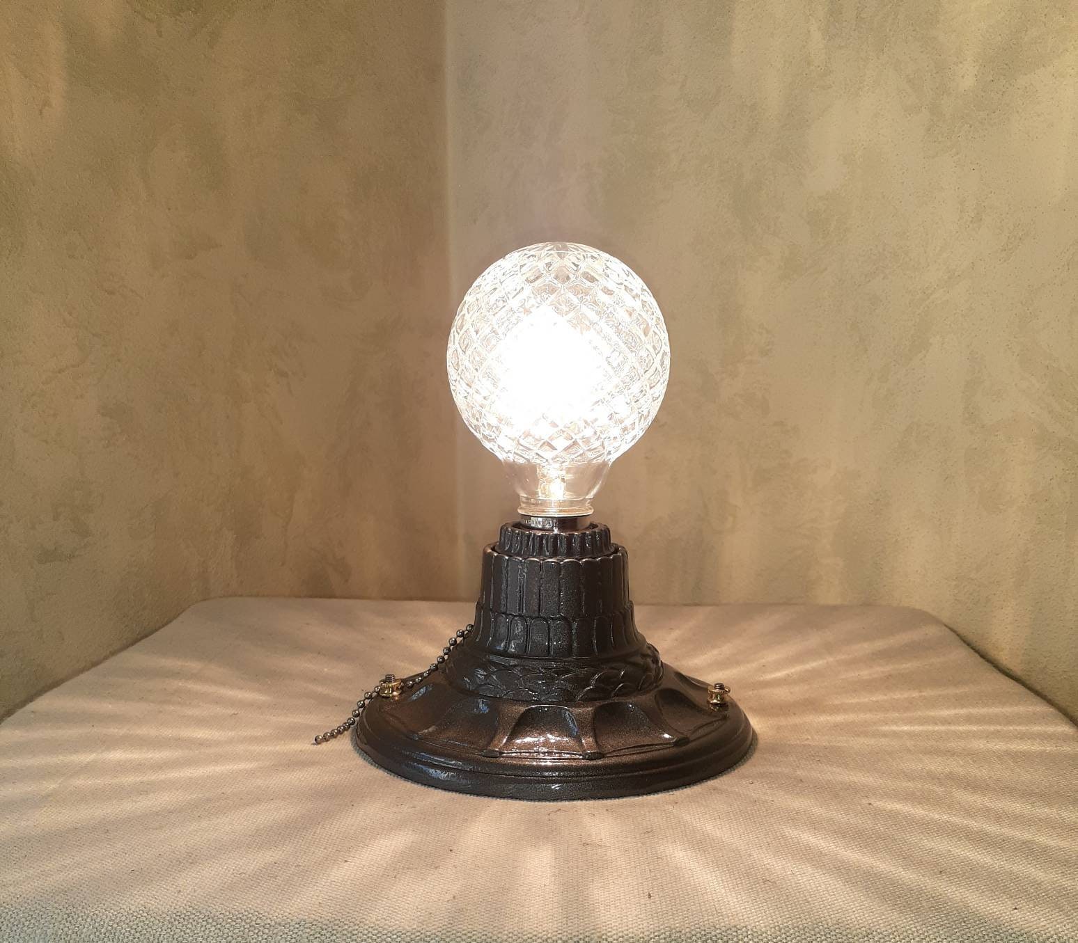 Antique Vintage 1920s 1930s Flush Mount Ceiling Single Light Etsy