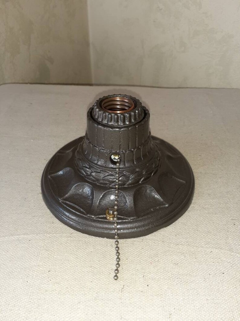 Antique Vintage 1920s 1930s Flush Mount Ceiling Single Light Etsy